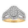 Engagement Ring with 1.50 Carat TW of Diamonds in 10KT Yellow Gold