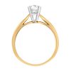 Fire Of The North Solitaire Engagement Ring With .50 Carat TW Of Diamonds In 14kt Yellow Gold