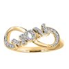 Mom Ring with .13 Carat TW of Diamonds in 10kt Yellow Gold