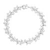 7″ Grace Bracelet with Cubic Zirconia in Sterling Silver