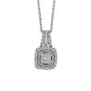 Pendant with .20 Carat TW of Diamonds in 10kt White Gold with Chain