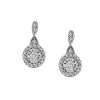 Earrings with .34 Carat TW of Diamonds in 10kt White Gold
