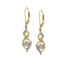 Earrings with .16 Carat TW of Diamonds in 10kt Yellow Gold