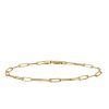 7″ Layla Cable Link Paperclip Chain Bracelet in 10kt Yellow Gold