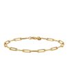 7.5″ Medium 3.9MM Layla Cable Link Paperclip Chain Bracelet in 10kt Yellow Gold