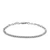 7″ Classic Petite Tennis Bracelet with .50 Carat TW of Diamonds in 10kt White Gold