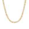 16″-18″ Curb Chain in 10kt Yellow Gold