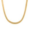 16″-18″ 5MM Herringbone Chain in 10kt Yellow Gold