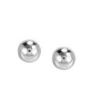 5MM Ball Stud Earrings in 14kt White Gold