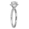 Eternal Allure Halo Engagement Ring with 1.30 Carat TW of Diamonds in 18kt White Gold