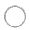 Eternal 1.5mm Pave Wedding Ring with .25 Carat TW of Diamonds in 18kt White Gold
