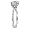 Eternal Luxe Engagement Ring with 1.76 Carat TW of Diamonds in 18kt White Gold