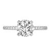 Eternal Luxe Engagement Ring with 1.76 Carat TW of Diamonds in 18kt White Gold