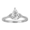 Engagement Ring with .79 Carat TW of Diamonds in 18KT White Gold