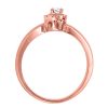 Colourless Collection Halo Engagement Ring with .27 Carat TW of Diamonds in 18kt Rose Gold