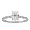 Colourless Collection Engagement Ring with .90 Carat TW of Diamonds in 18kt White Gold