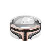 Star Wars Boba Fett Ring with .17 Carat TW of Diamonds in Sterling Silver and 10kt Rose Gold