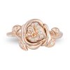 Enchanted Disney Belle Ring with .07 Carat TW of Diamonds in 10kt Rose Gold