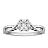 Fire of the North Engagement Ring with .40 Carat TW of Diamonds in 14kt White Gold