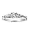 Fire of the North Engagement Ring with .54 Carat TW of Diamonds in 14kt White Gold