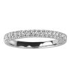 Matching Wedding Ring with .26 Carat TW of Diamonds in 14kt White Gold