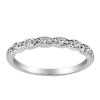 Matching Wedding Ring with .18 Carat TW Diamonds in 18kt White Gold