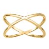 Geometric Ring in 14kt Yellow Gold