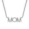 18″ Mom Necklace in Sterling Silver