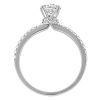 Colourless Collection Solitaire Engagement Ring With .80 Carat TW Of Diamonds In 18kt White Gold