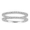 Ring Jacket with .26 Carat TW of Diamonds in 14kt White Gold