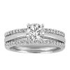 Ring Jacket with .26 Carat TW of Diamonds in 14kt White Gold