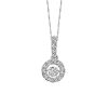 Luminance Pendant with 1.00 Carat TW of Diamonds in 10kt White Gold with Chain