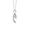 Fire of the North Canadian Diamond Pendant with .30 Carat Diamond in 14kt White Gold with Chain