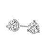 Fire of the North Stud Earrings with .20 Carat TW of Diamonds in 14kt White Gold
