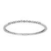 Bangle with .15 Carat TW of Diamonds in Sterling Silver