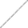 18″ Figaro Chain in Sterling Silver