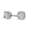 Stud Earrings with 1.00 Carat TW of Diamonds in 10kt White Gold