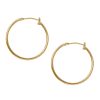 25MM Hoop Earrings in 10kt Yellow Gold