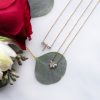 Dragonfly Necklace with .05 Carat TW of Diamonds in 10kt Yellow Gold