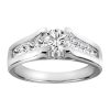 Engagement Ring with 1.00 Carat TW of Diamonds In 14kt White Gold