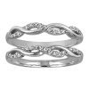 Ring Jacket with .15 Carat TW of Diamonds in 14kt White Gold