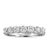 Fire of the North Wedding Ring with .50 Carat TW of Diamonds in 14kt White Gold