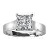 Canadian Solitaire Engagement Ring With 1.50 Carat TW Of Diamonds In 14kt White Gold