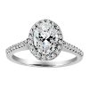 Fire of the North Engagement Ring with 1.25 Carat TW of Diamonds in 18kt White Gold