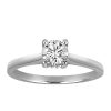 Colourless Collection Solitaire Engagement Ring With .54 Carat TW Of Diamonds In 18kt White Gold