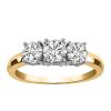 Three Stone Ring with 1.00 Carat TW Of Diamonds in 14kt Yellow Gold