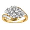 Ring with .75 Carat TW of Diamonds in 10kt Yellow Gold