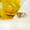 Enchanted Disney Belle Ring with .07 Carat TW of Diamonds in 10kt Rose Gold