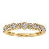 Stackable Ring with .25 Carat TW of Diamonds in 10kt Yellow Gold