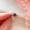 Ring with .07 Carat TW of Black Diamonds and Rutilated Quartz in 10kt Rose Gold